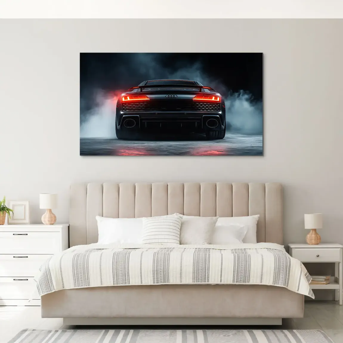 Audi R8 Dark Side Aludibond Bild