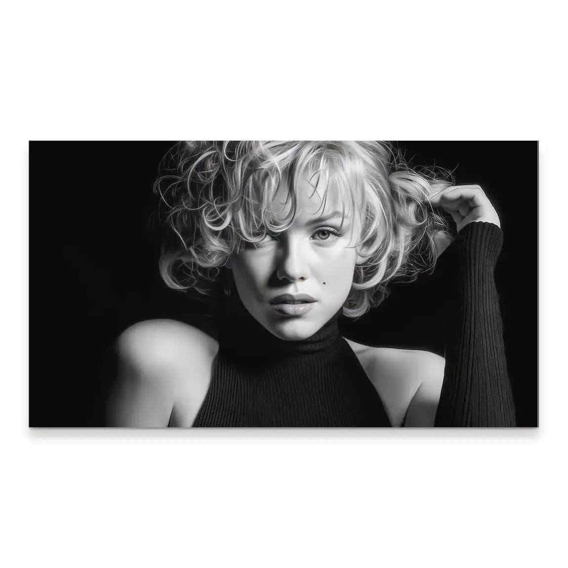 Marilyn Monroe Velvet Icon Aludibond Bild
