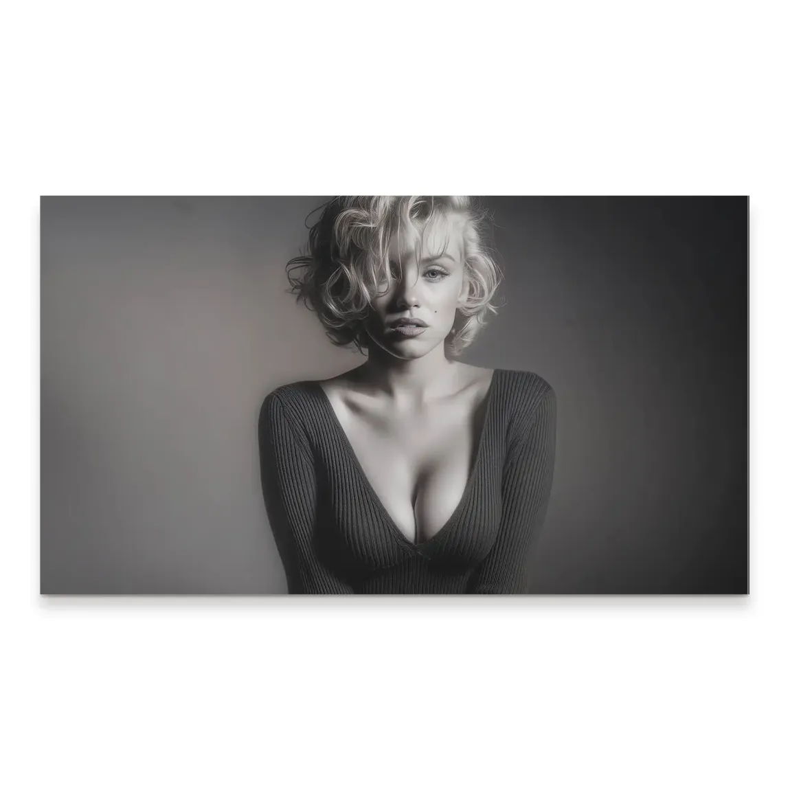 Marilyn Monroe Glam Night Aludibond Bild