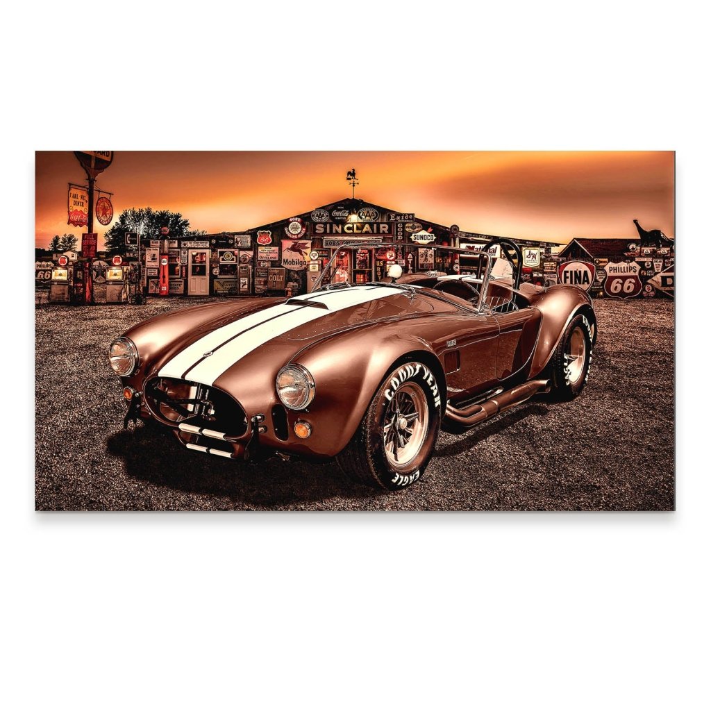 AC Cobra Abstrakt Sunset Aludibond Bild INGALERIE