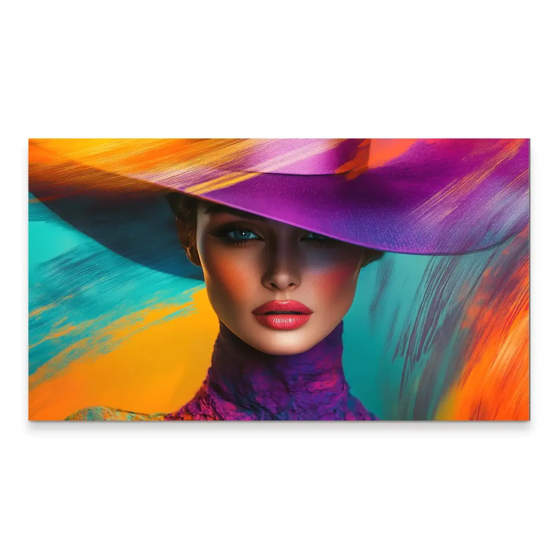 The Violet Aludibond Bild INGALERIE