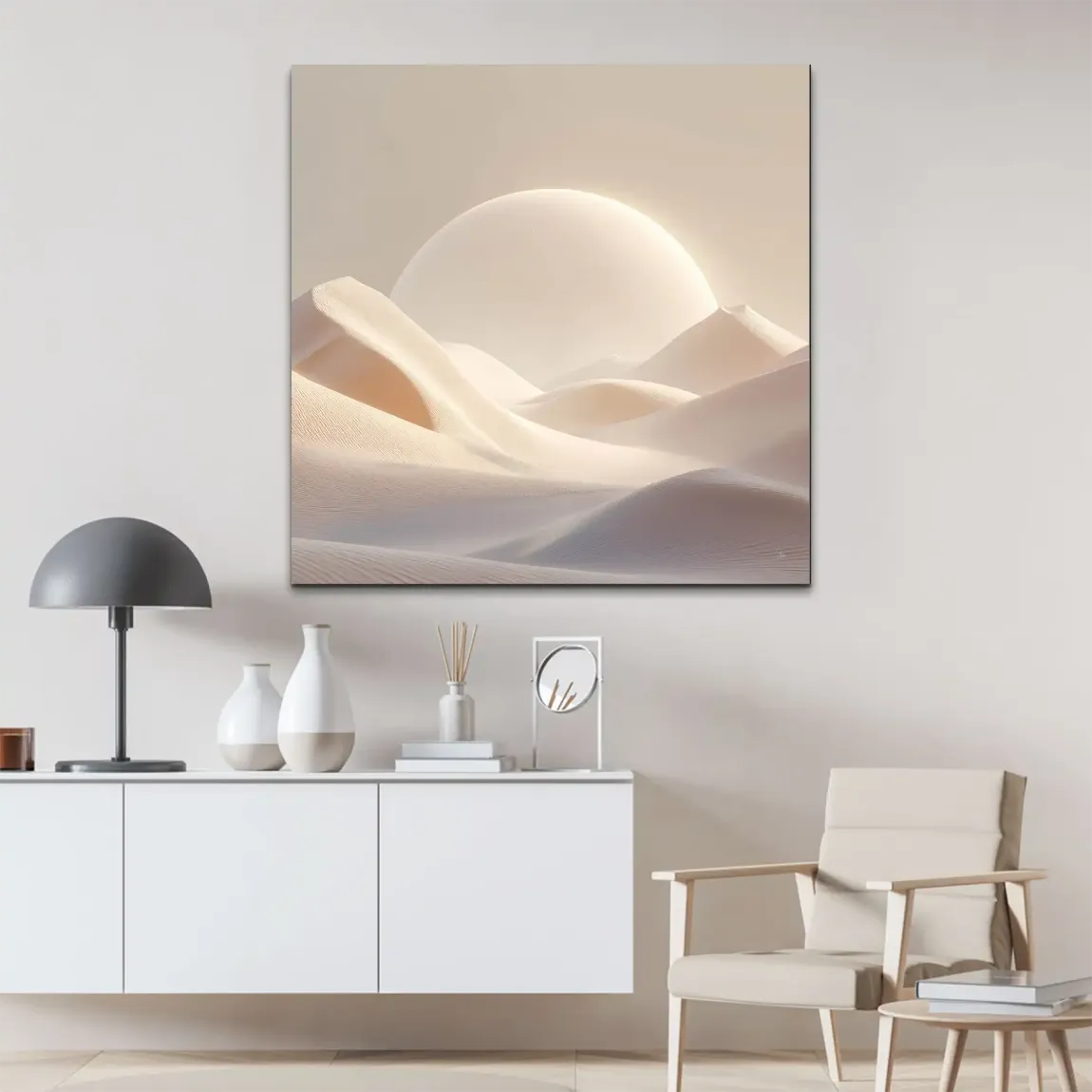 Desert Light Alu Dibond Bild
