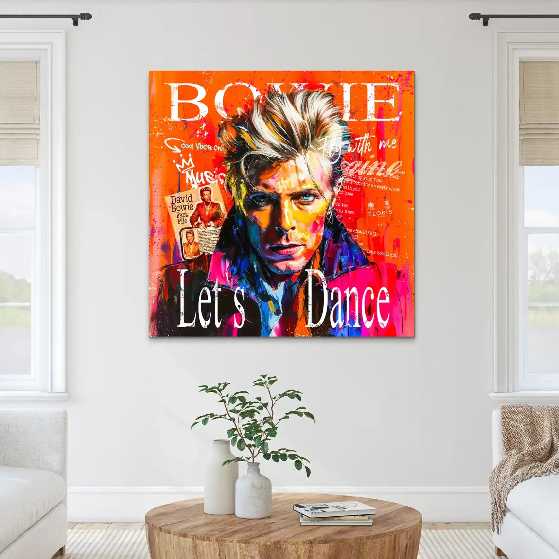 David Bowie Sound and Color AluDibond Bild
