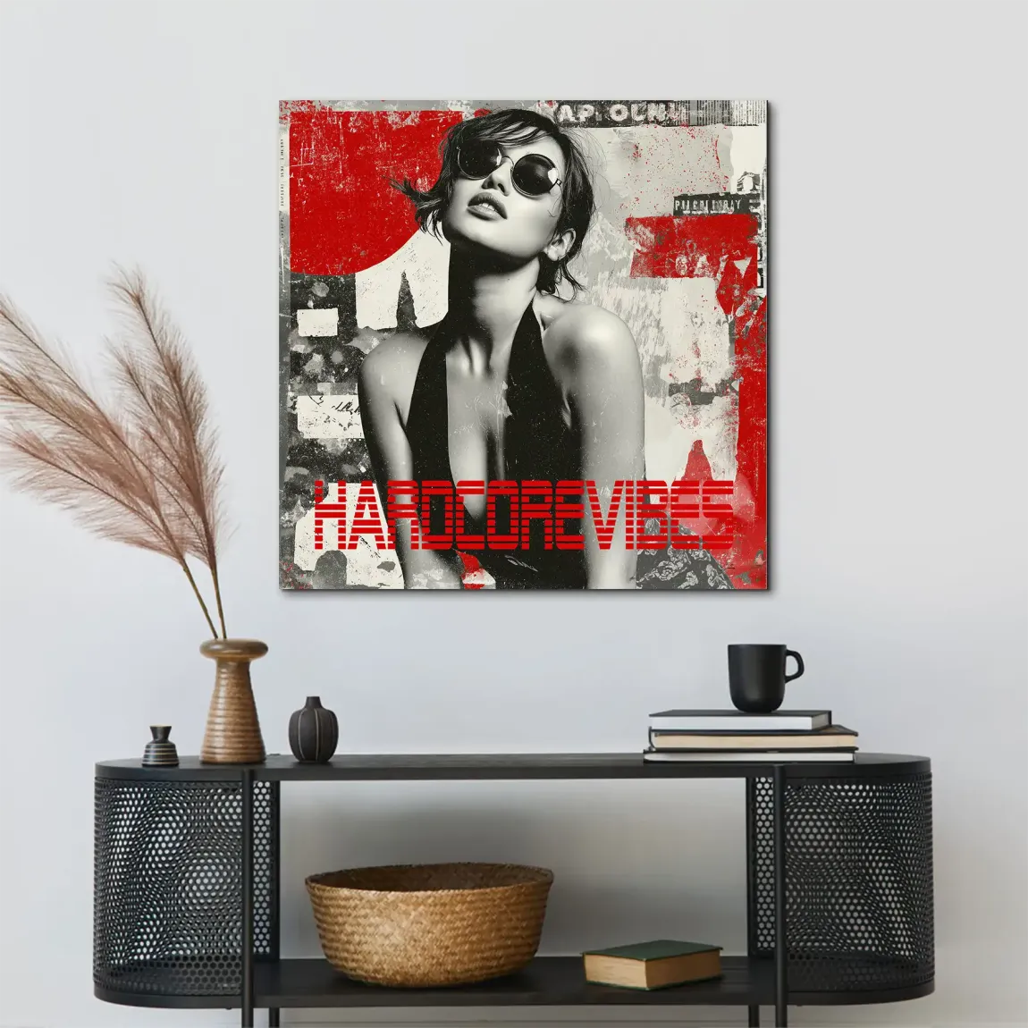 Hardcore Vibes Alu Dibond Bild