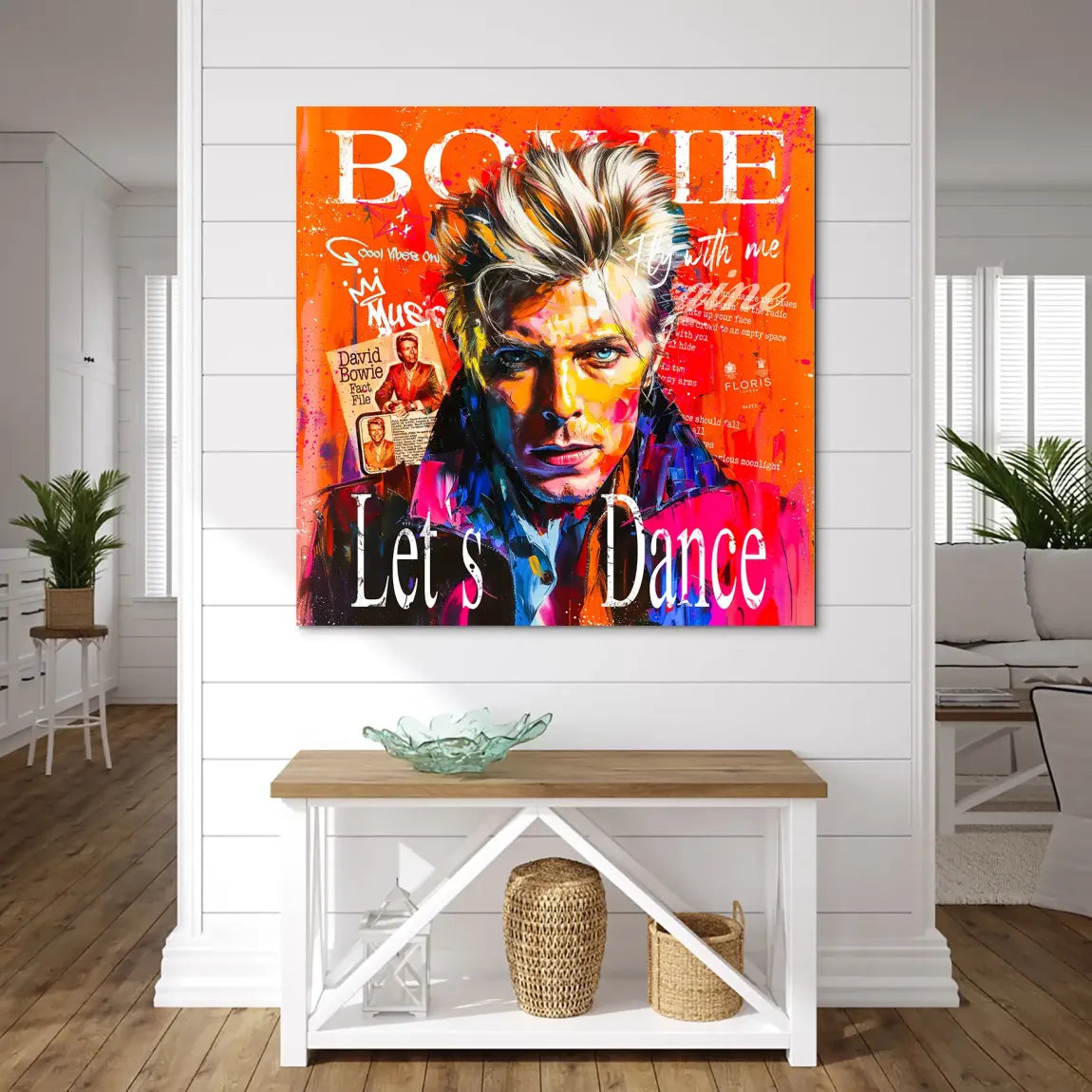 David Bowie Sound and Color AluDibond Bild