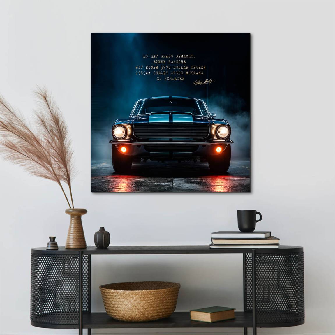 Ford Mustang Shelby Alu Dibond Bild