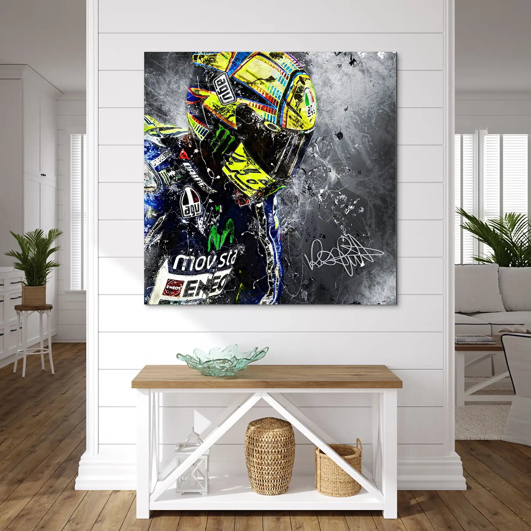 Rossi Abstrakt Style AluDibond Bild INGALERIE