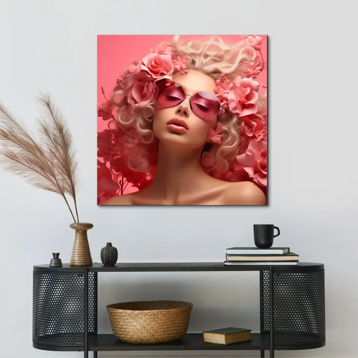 Pink Mirage Alu Dibond Bild