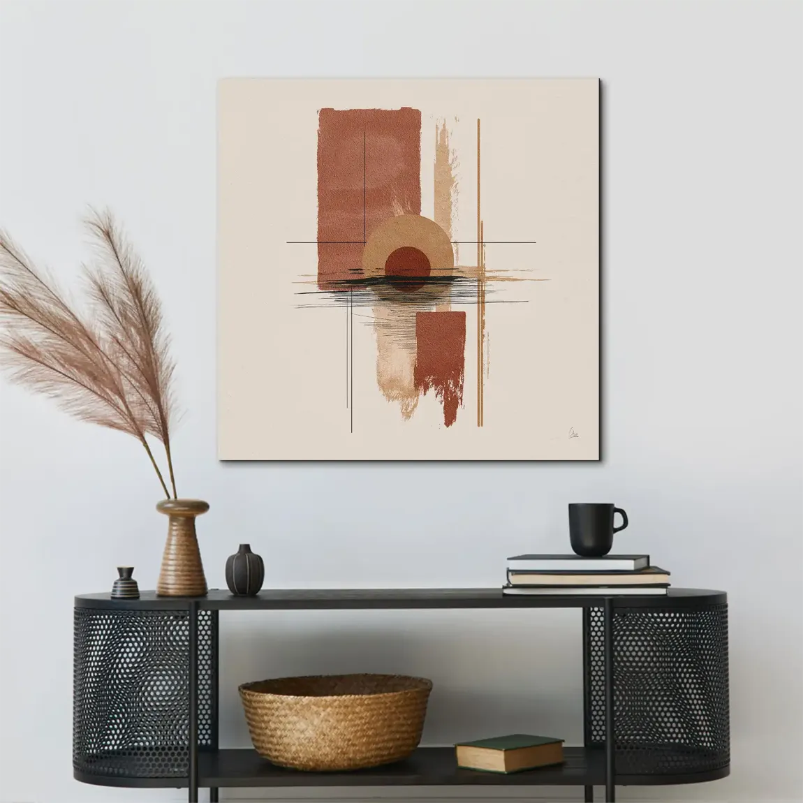 Desert Balance Alu Dibond Bild