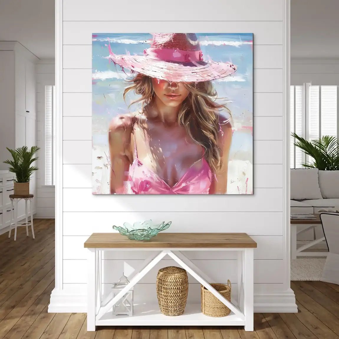 Summer Beach Beauty Alu Dibond Bild INGALERIE