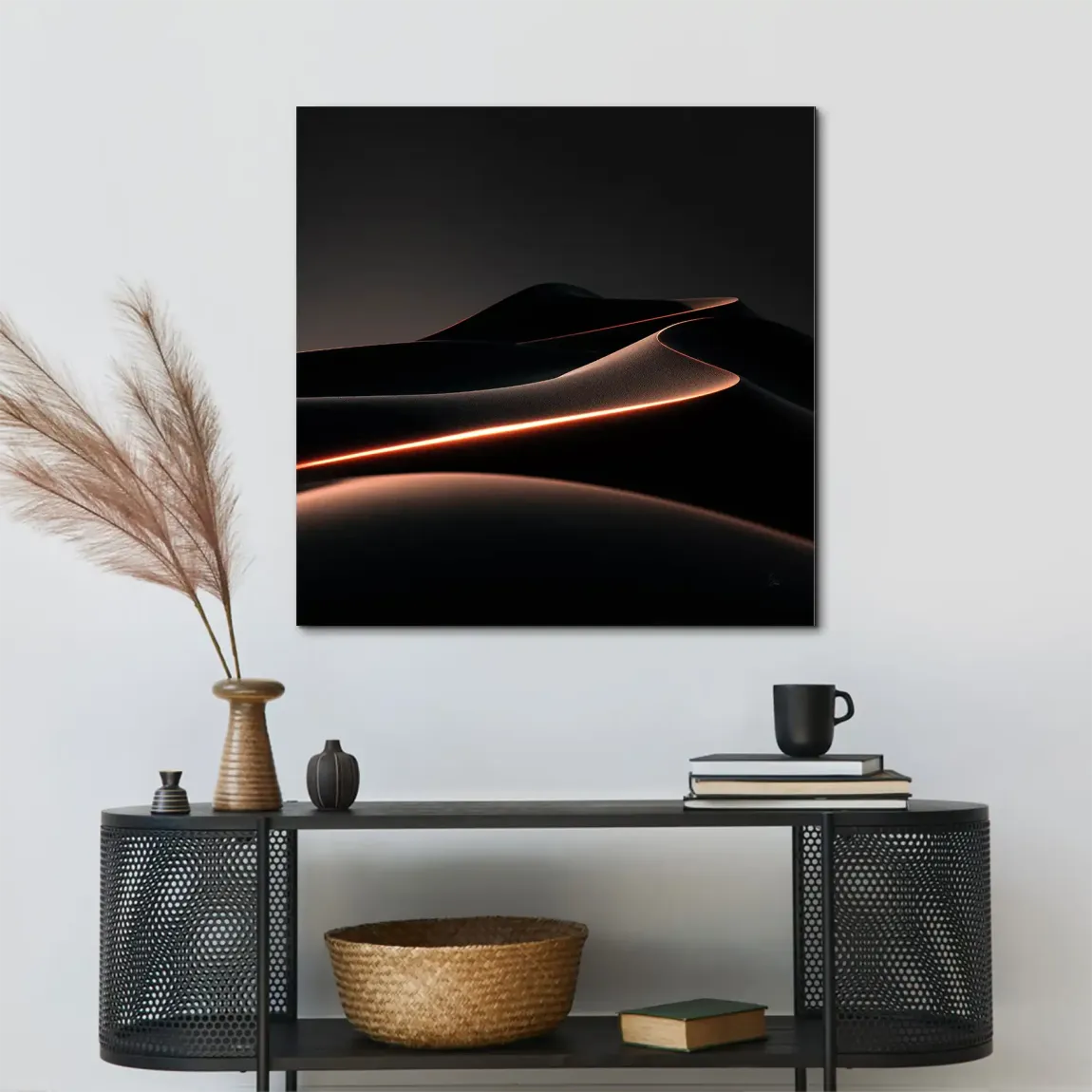 Noir Dune Alu Dibond Bild