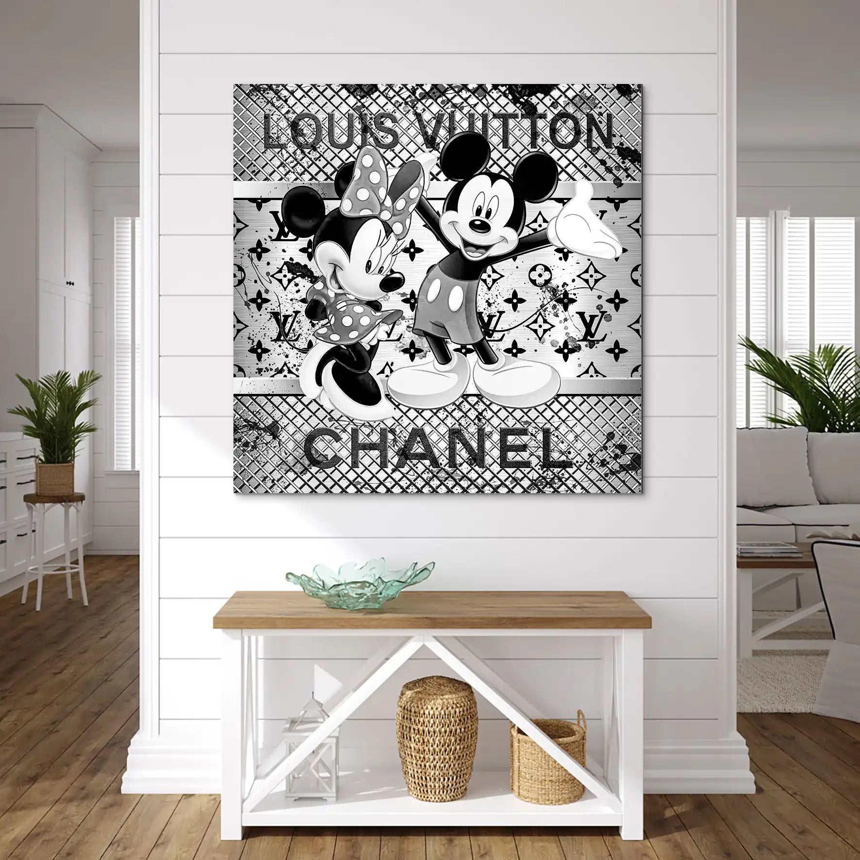 Micky & Minnie Louis Art Nr.2 AluDibond Bild INGALERIE