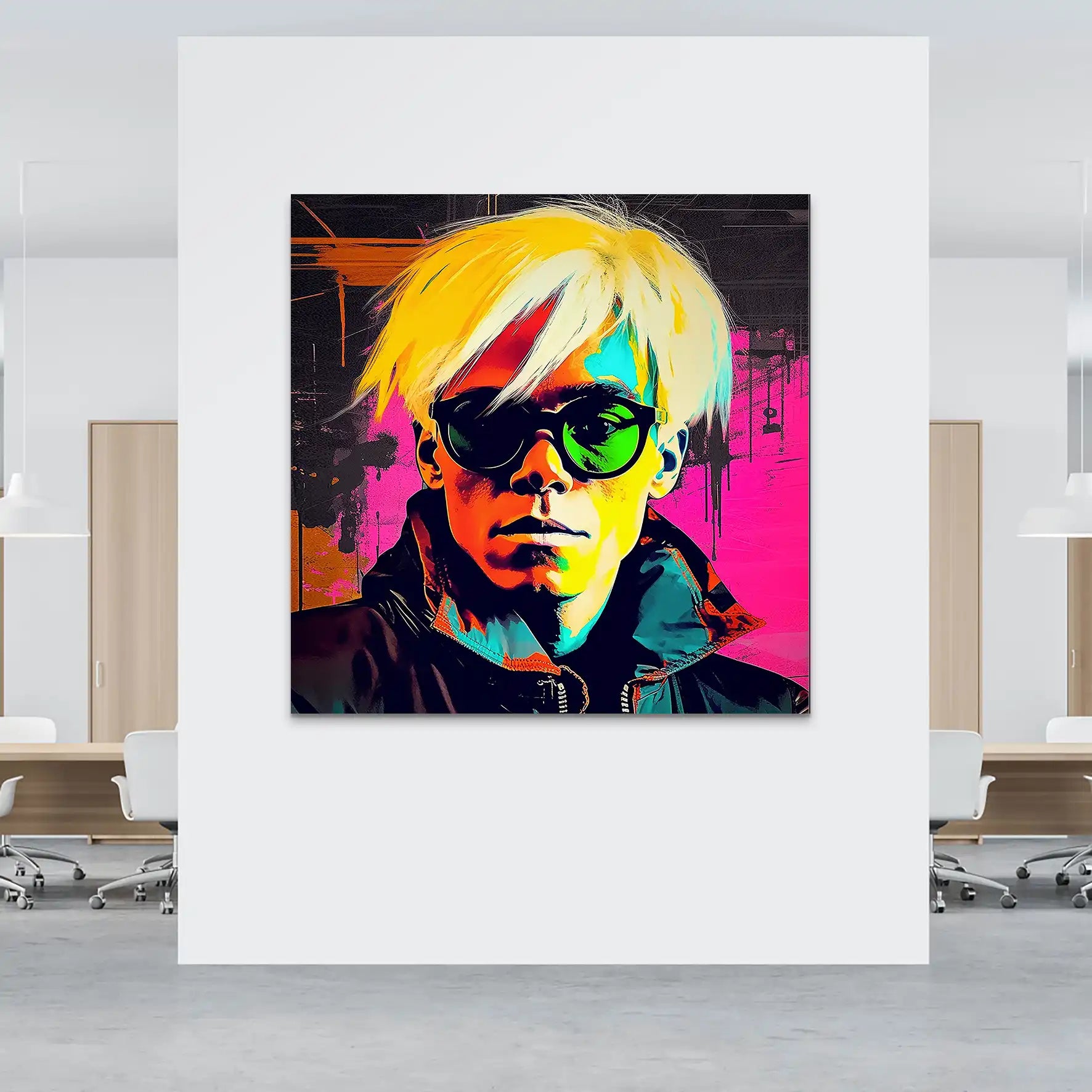 Warhol Pop Art AluDibond Bild INGALERIE