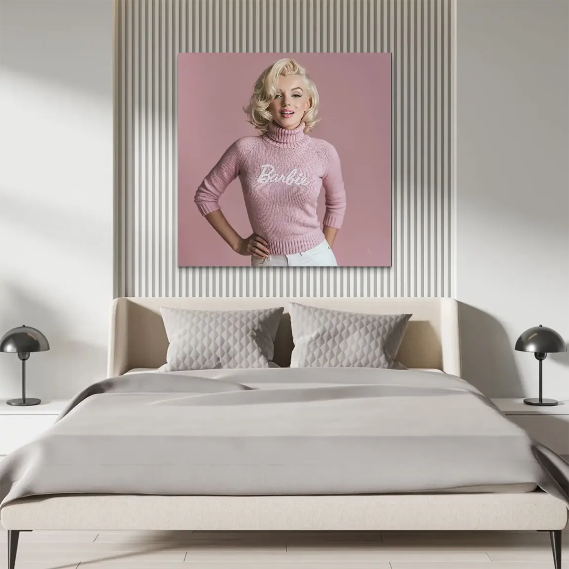 Marilyn Monroe Barbie Alu Dibond Wandbild