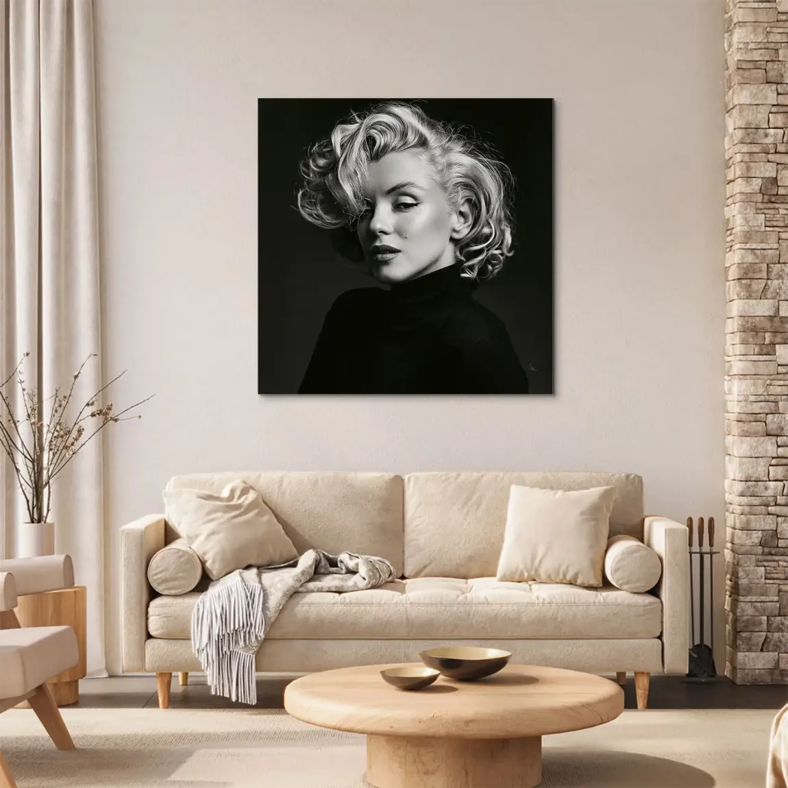 Marilyn Elegance Alu Dibond Wandbild