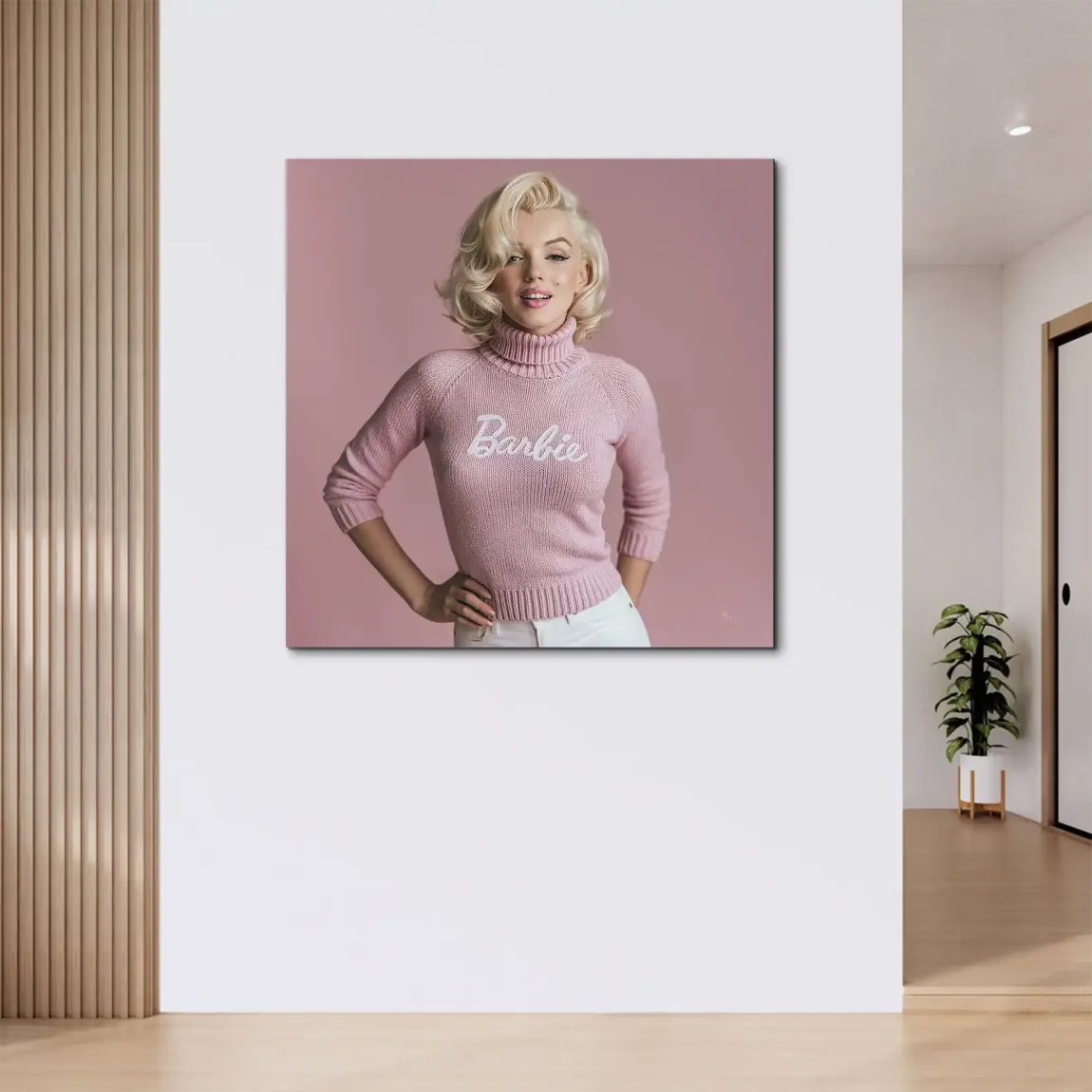 Marilyn Monroe Barbie Alu Dibond Wandbild