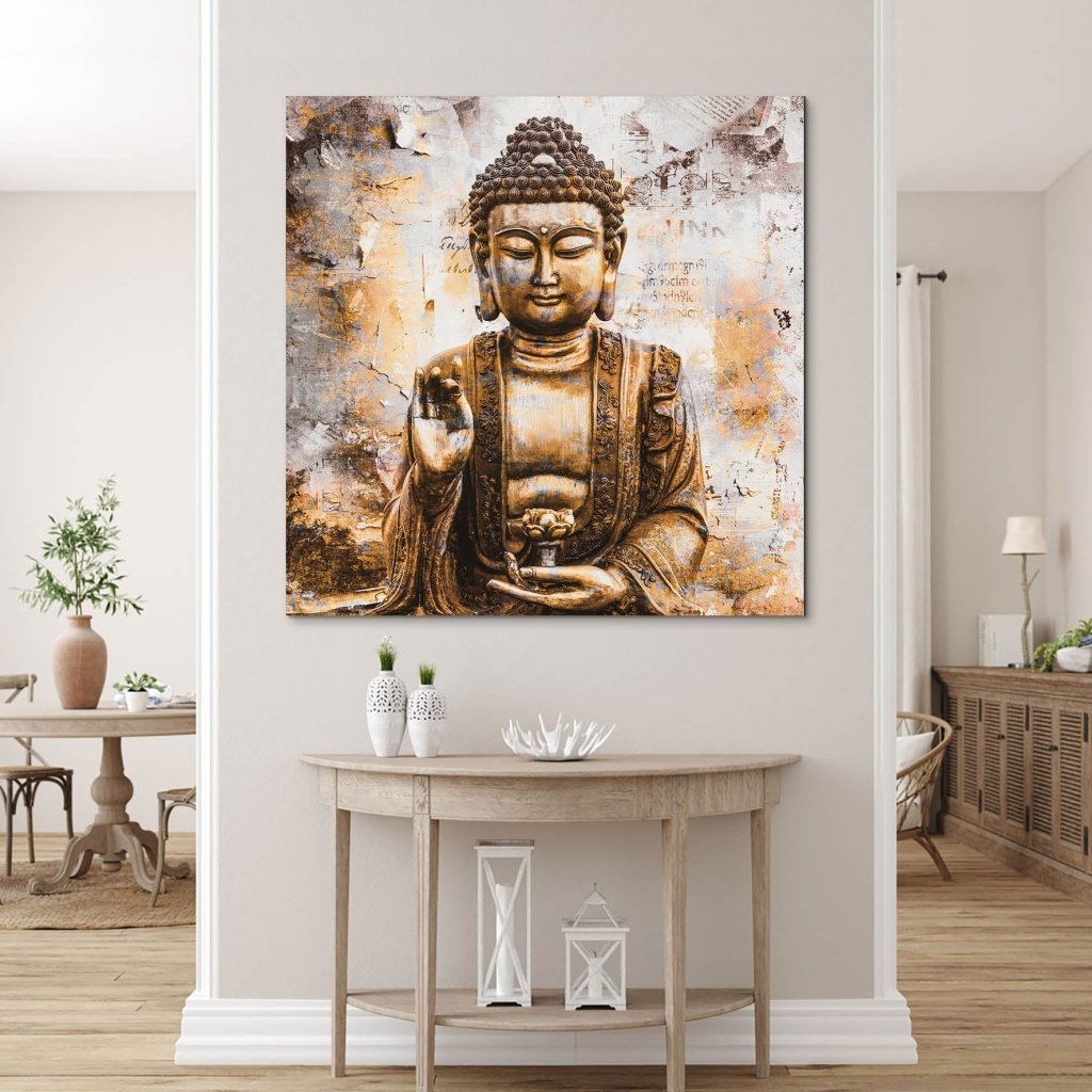 Buddha Abstrakt AluDibond Bild INGALERIE