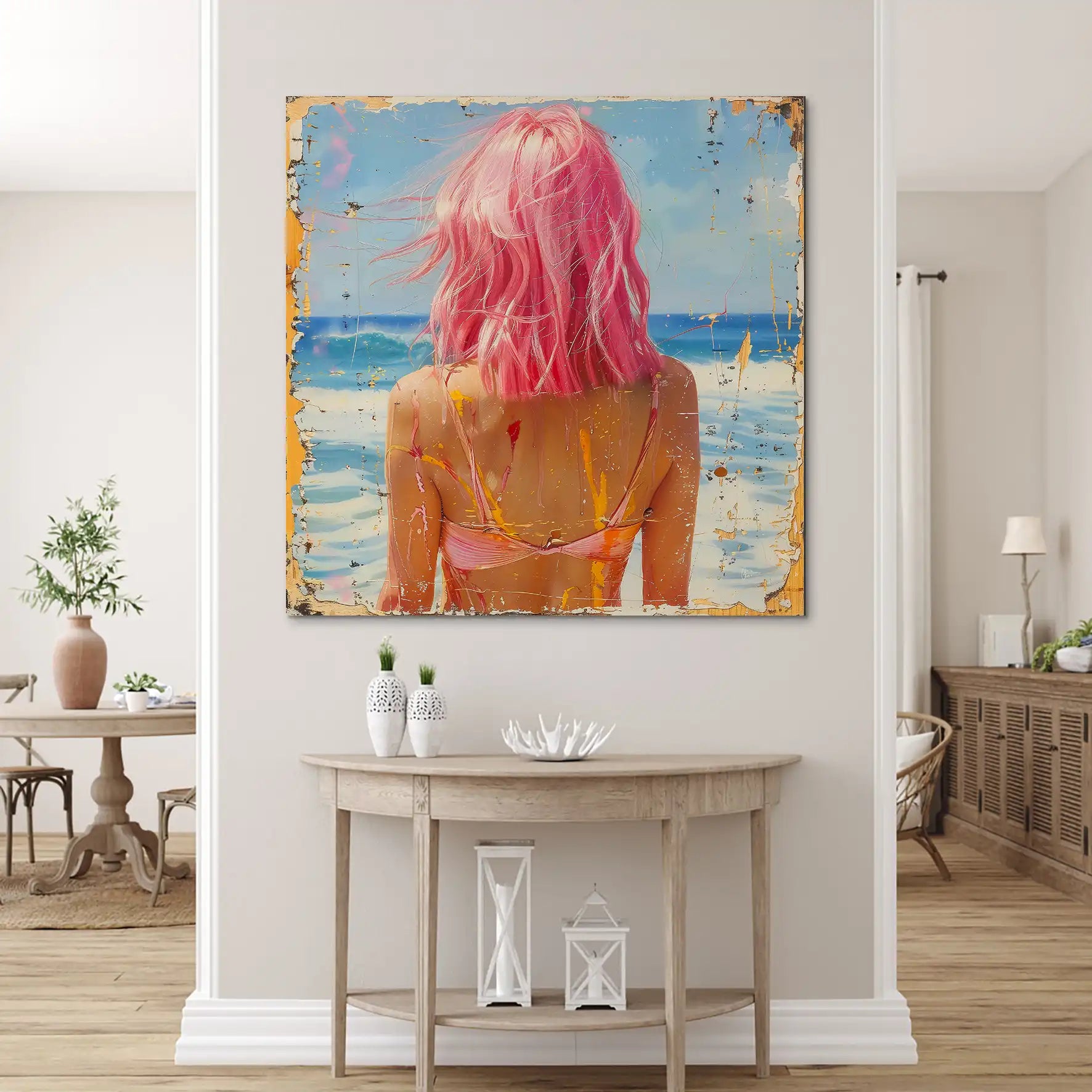 Beach Girl Nr.5 AluDibond Bild INGALERIE