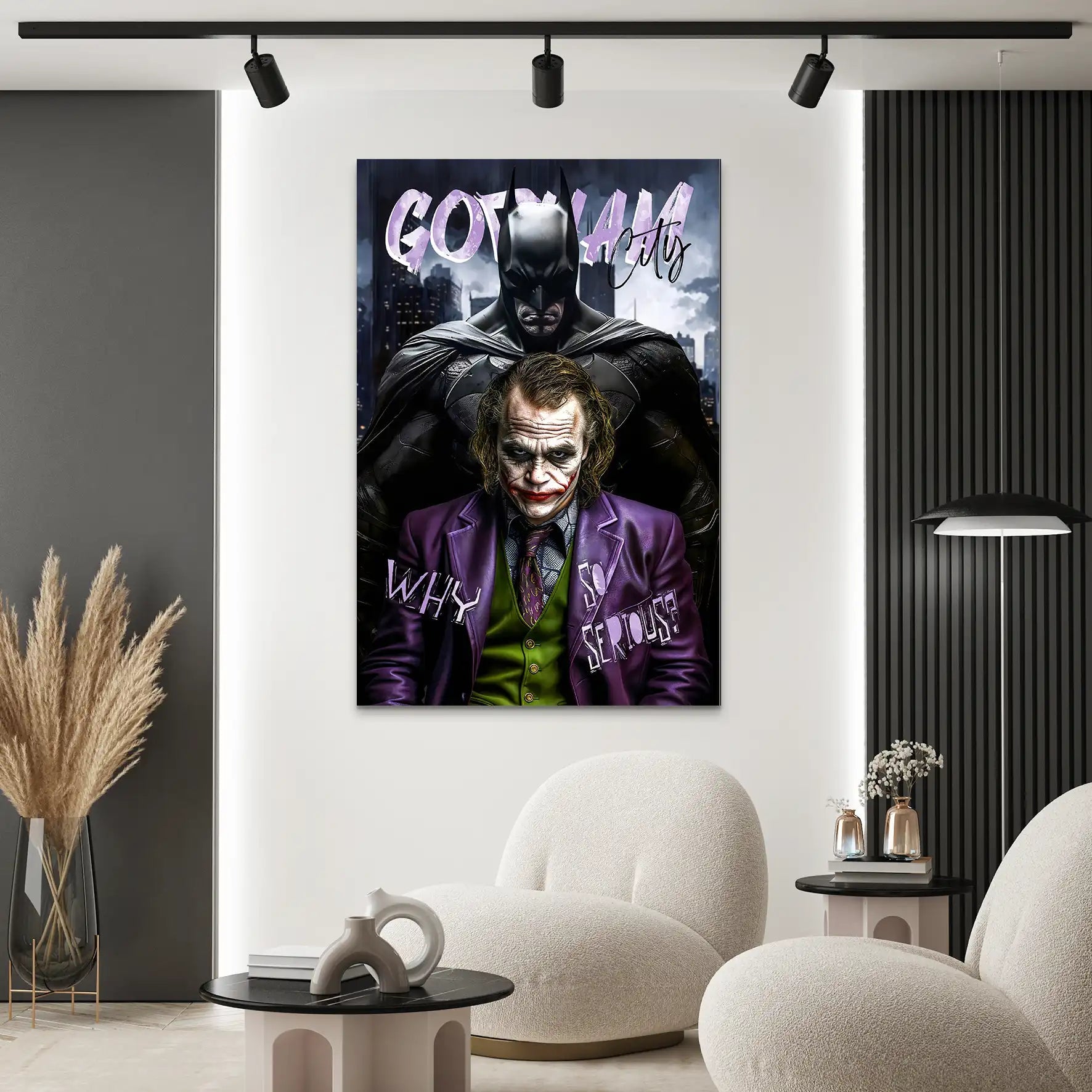 Batman Joker Alu Dibond Bild INGALERIE