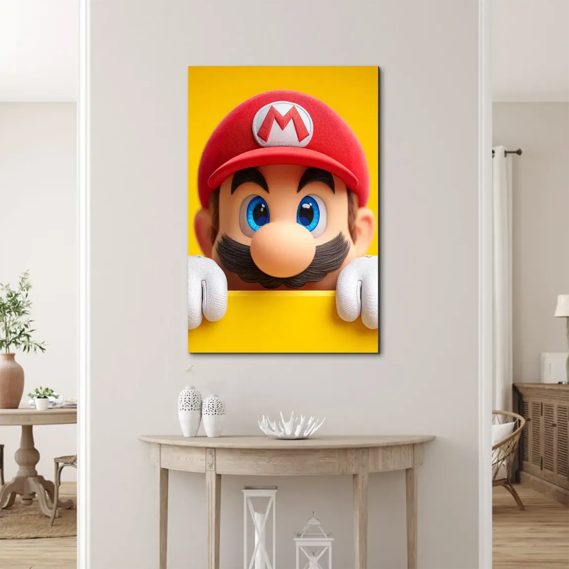 Mario Ikone Alu Dibond Bild