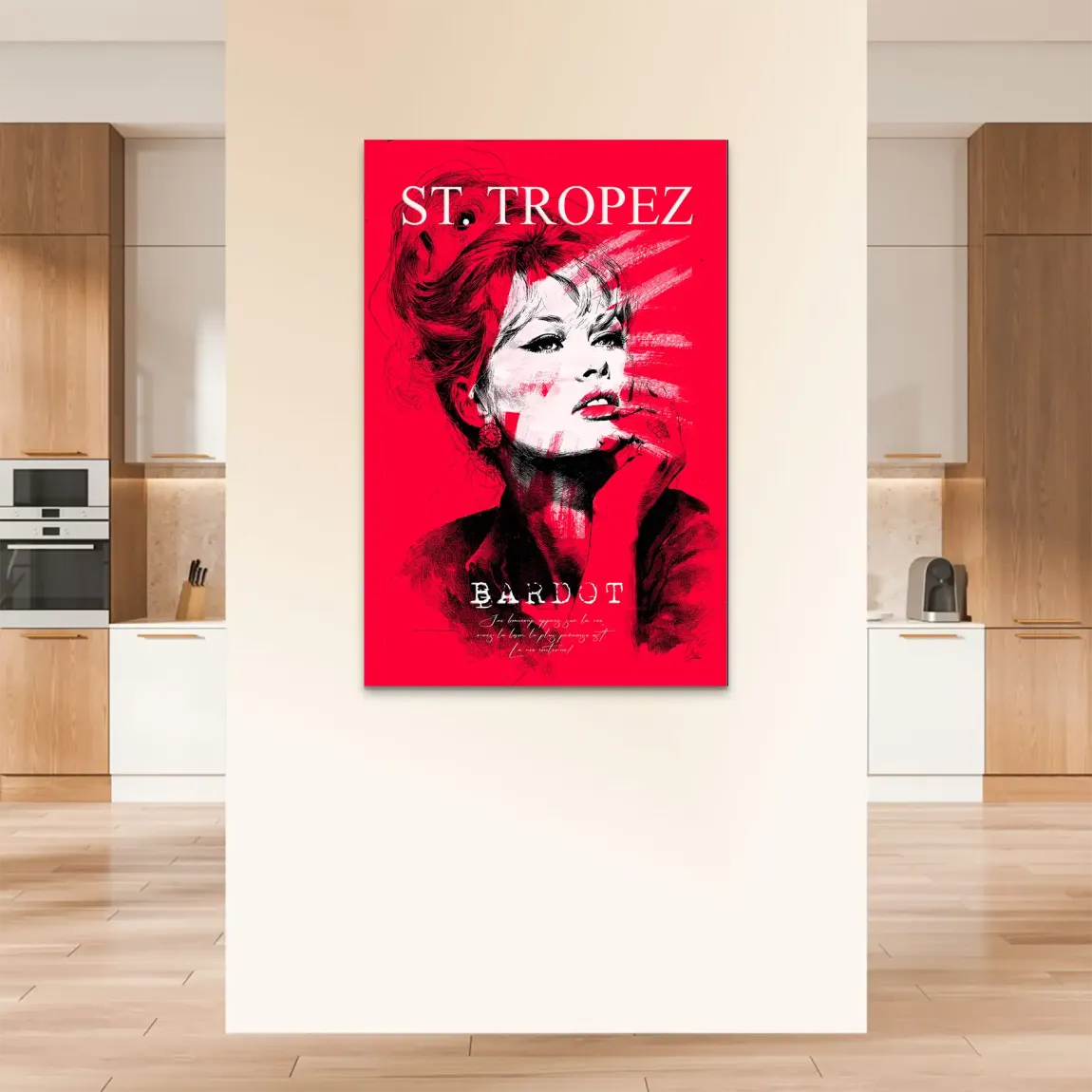 Bardot St Tropez Alu Dibond Bild