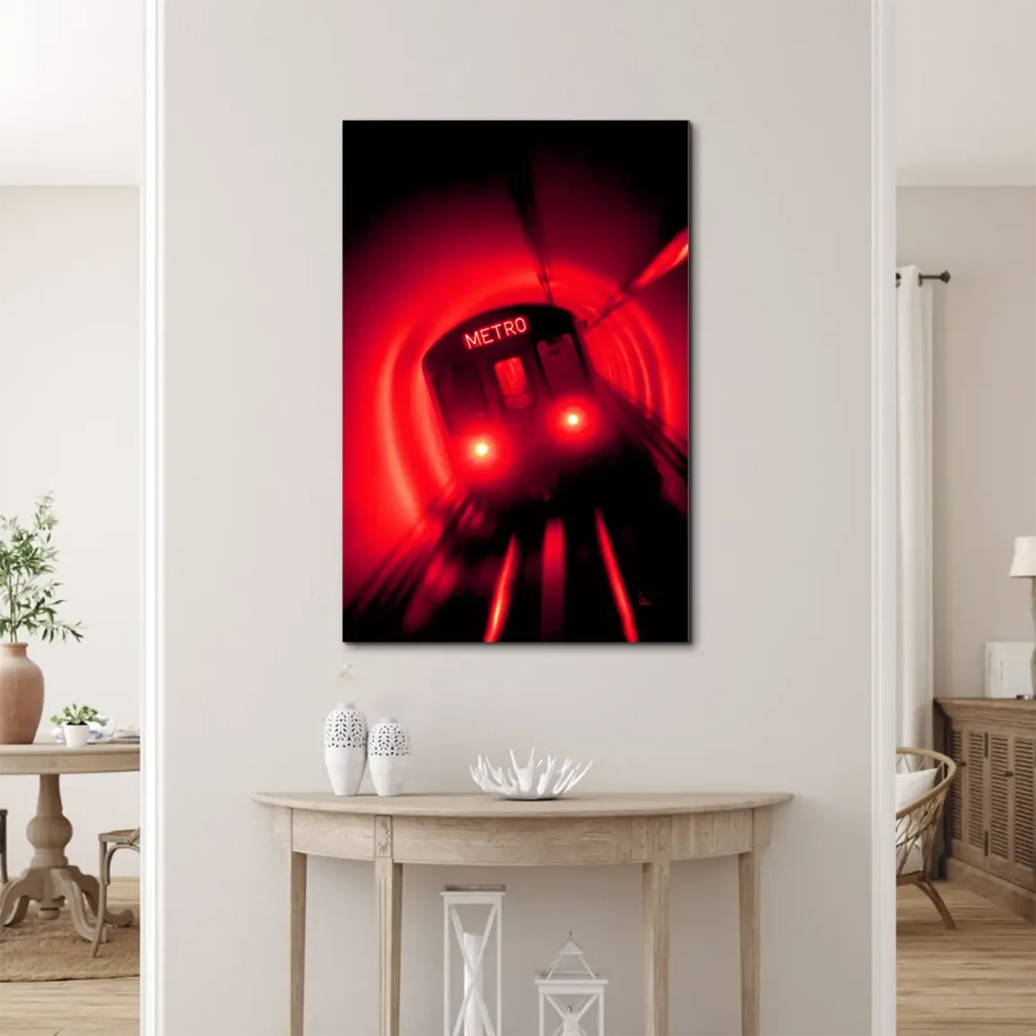 Metro Art Alu Dibond Wandbild