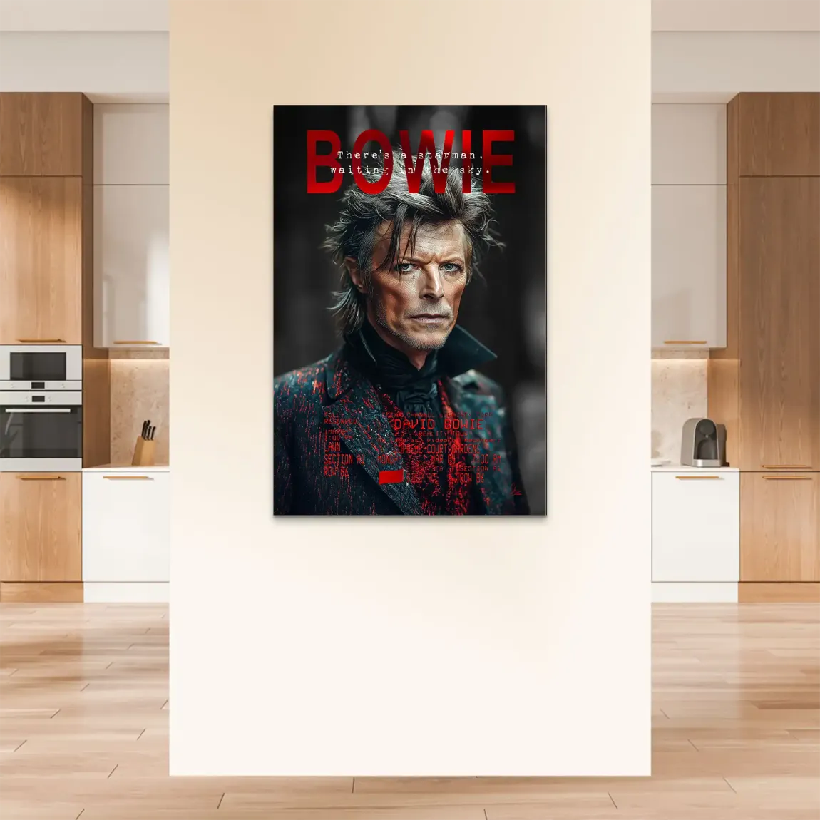 Bowie Starman Alu Dibond Bild