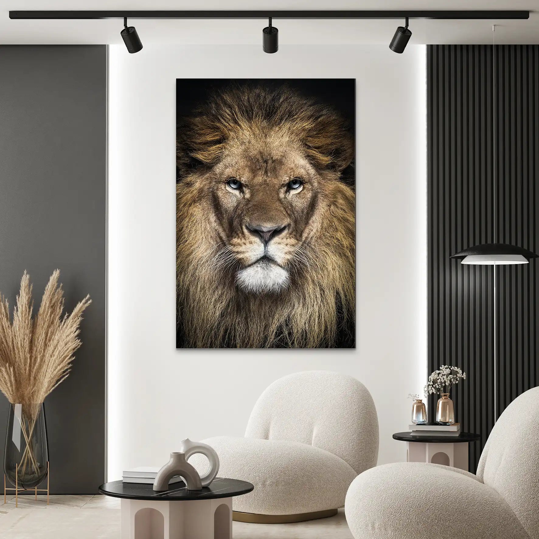 Lion Portrait AluDibond Bild INGALERIE