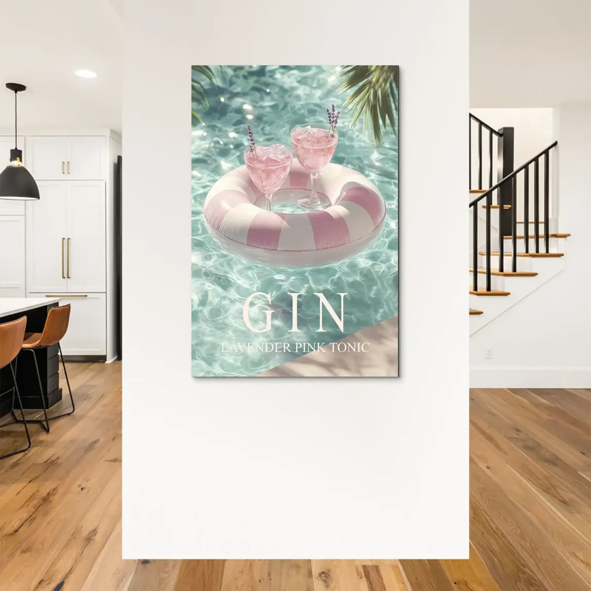 Gin Lavender Dream Alu Dibond Bild