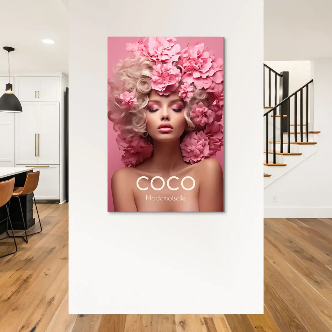 Coco Pink Elegance Alu Dibond Bild