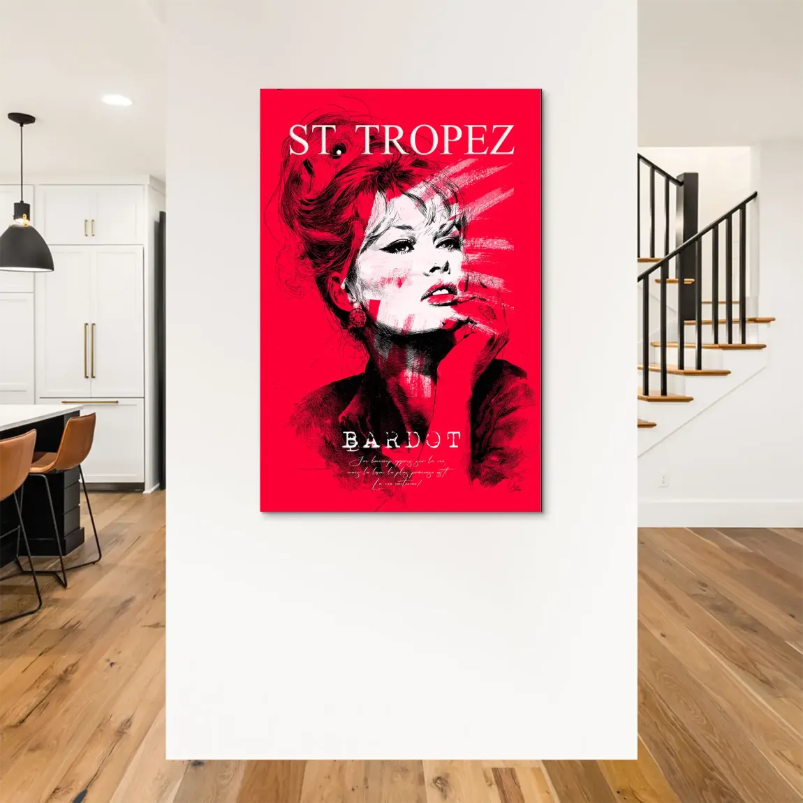 Bardot St Tropez Alu Dibond Bild