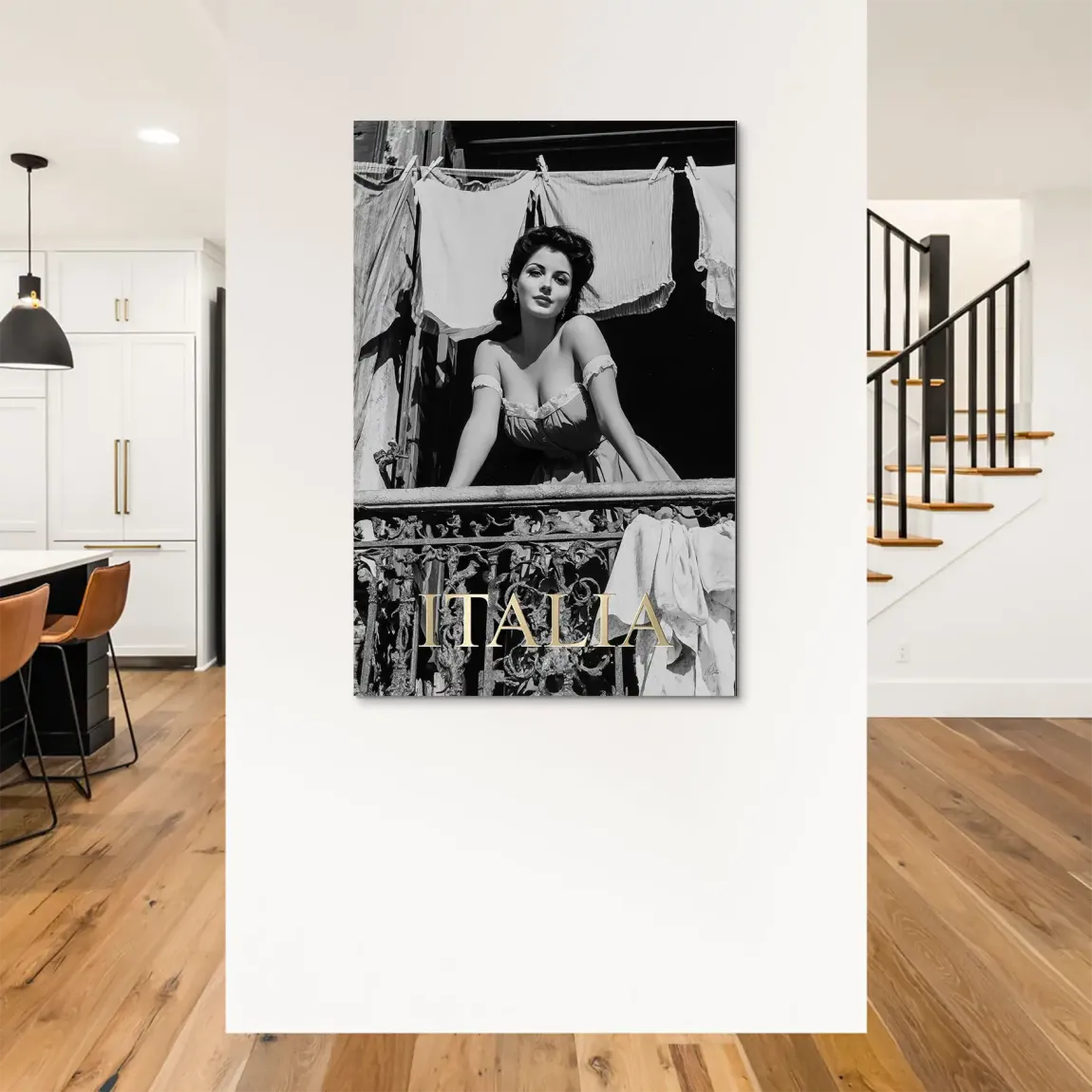 Bella Donna Noir Alu Dibond Bild