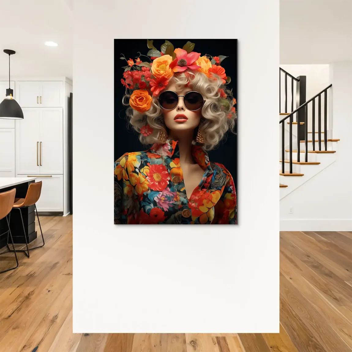 Floral Glamour Alu Dibond Bild