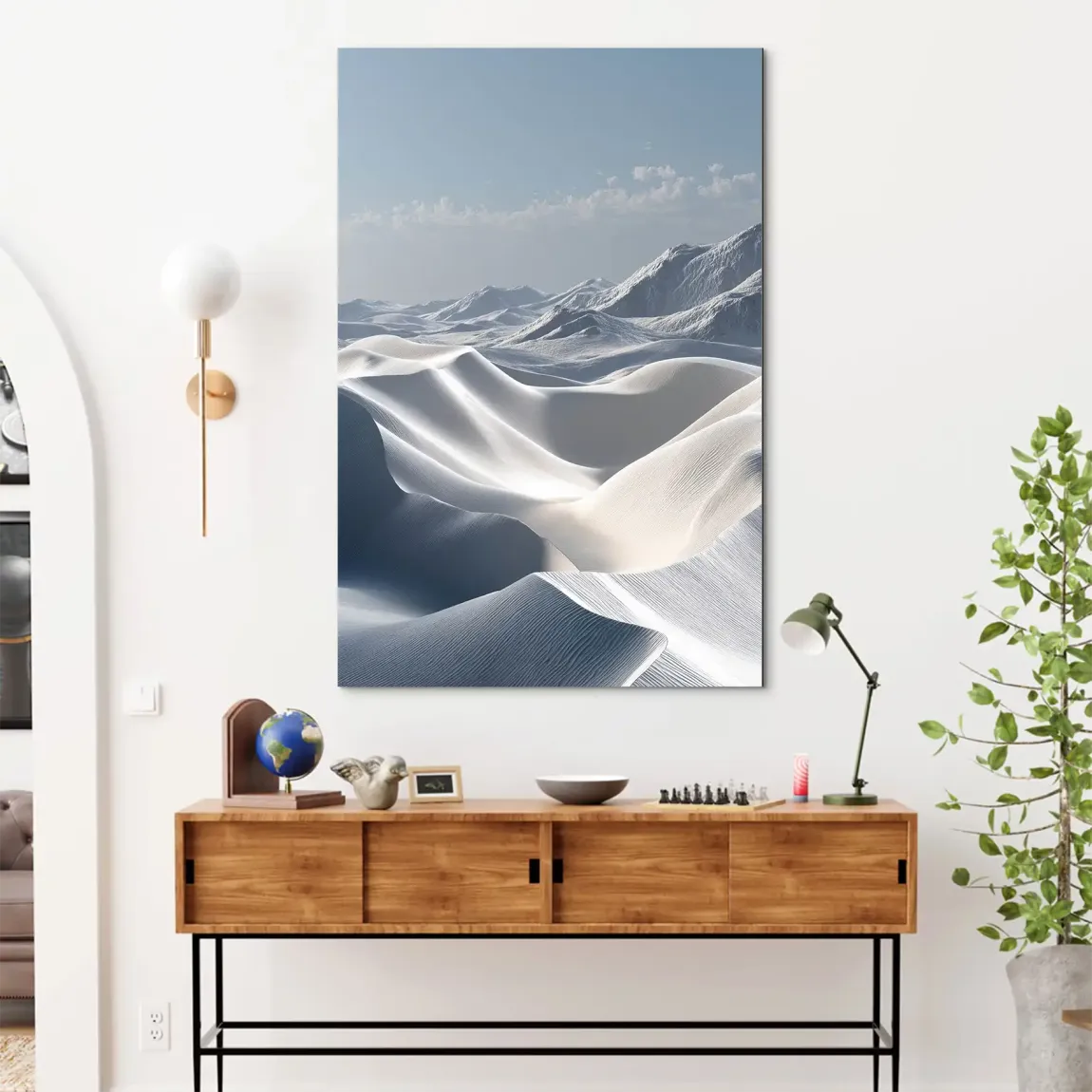 Ewige Wüste Alu Dibond Bild