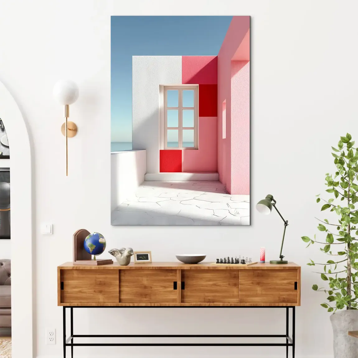 Ocean Vista Alu Dibond Bild - INGALERIE | Dein Onlineshop für moderne Wandbilder