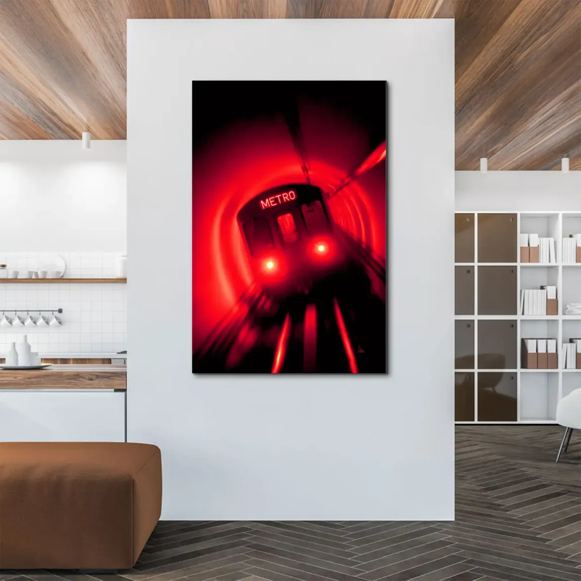 Metro Art Alu Dibond Wandbild
