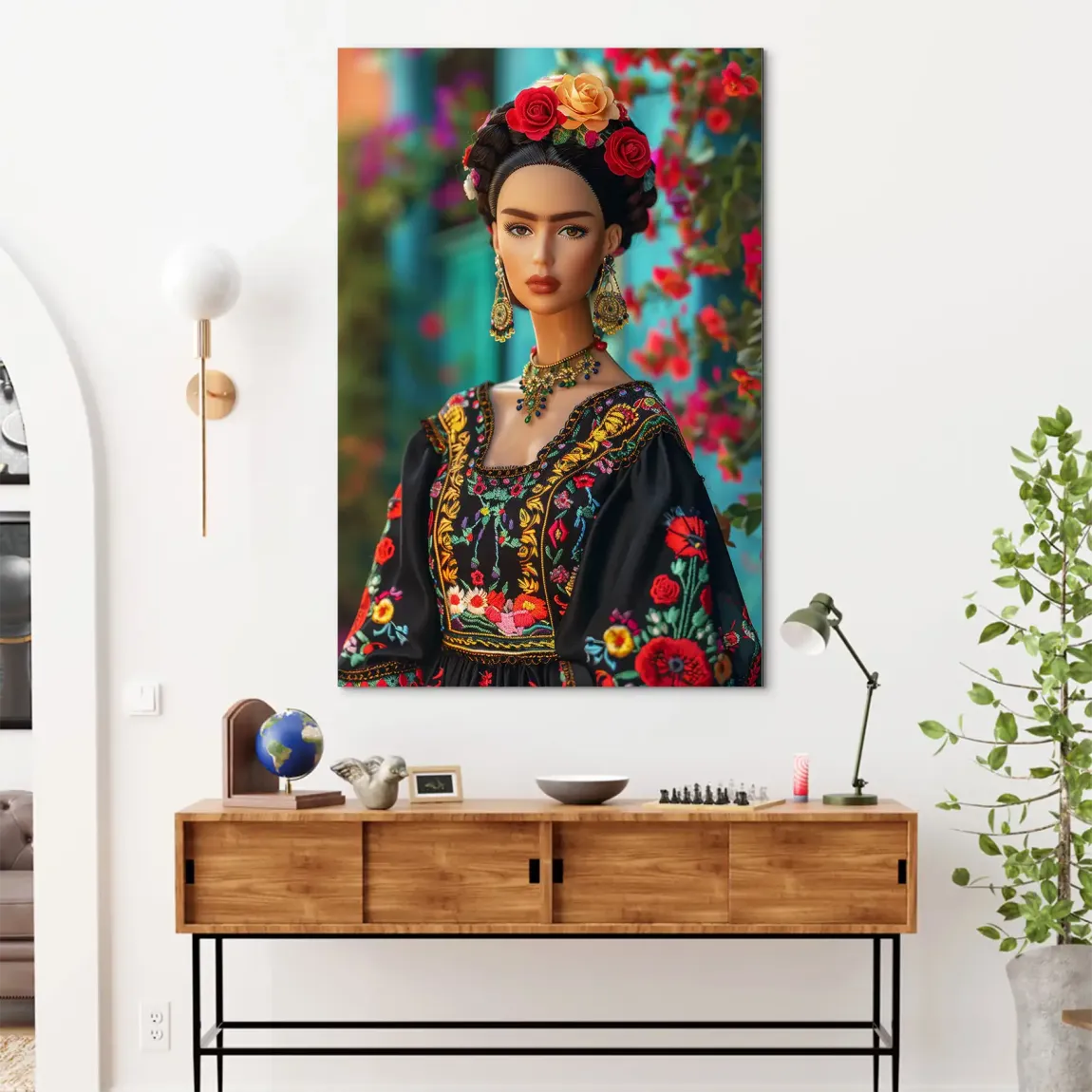 Frida Barbie Alu Dibond Bild