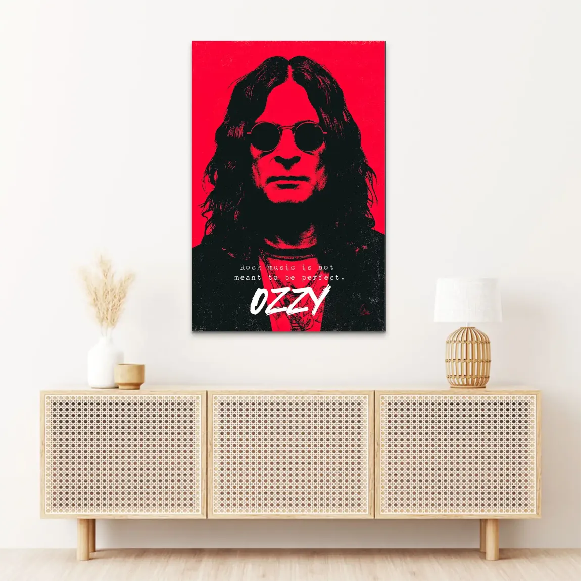 Ozzy Rock Spirit Alu Dibond Bild