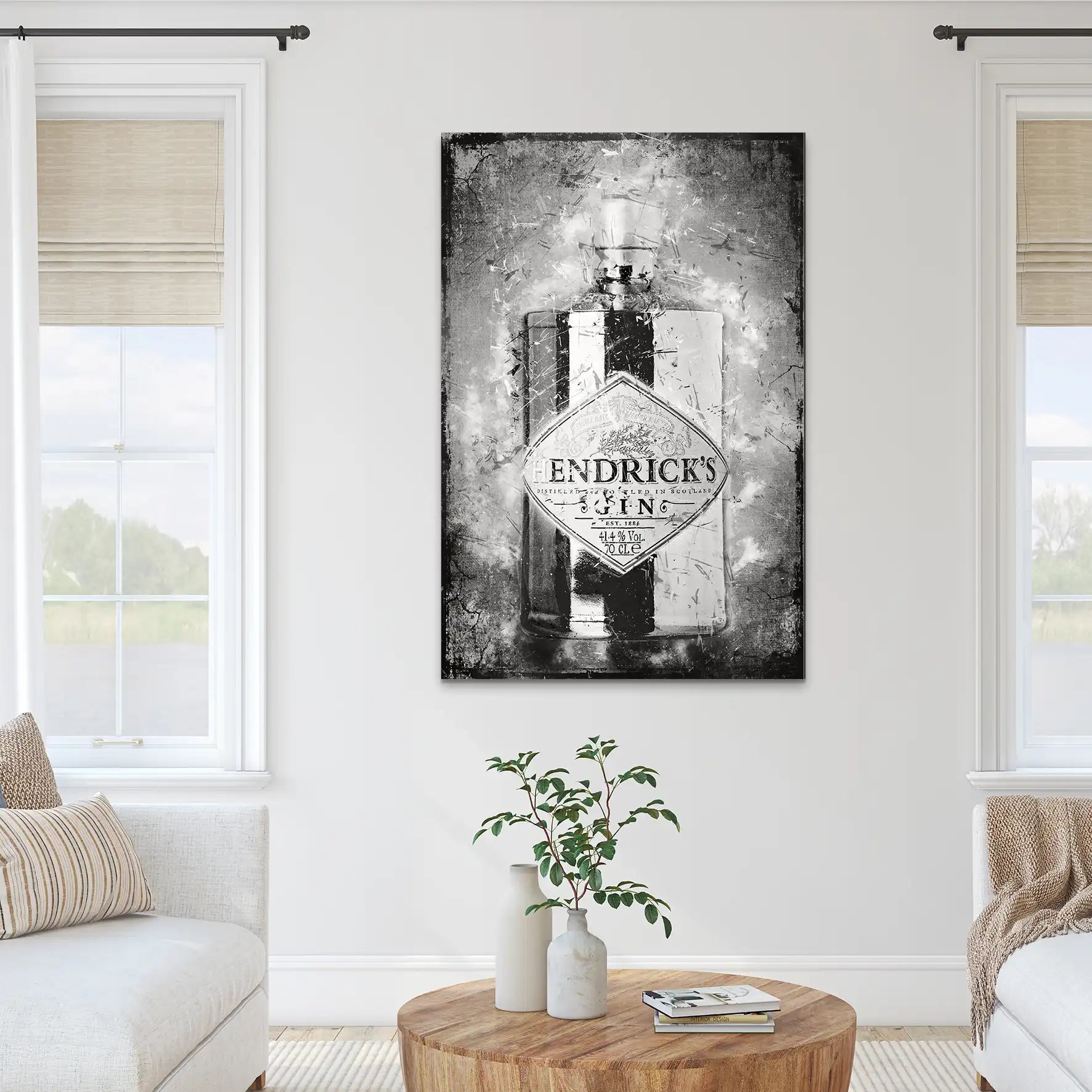 Gin Abstrakt AluDibond Bild INGALERIE