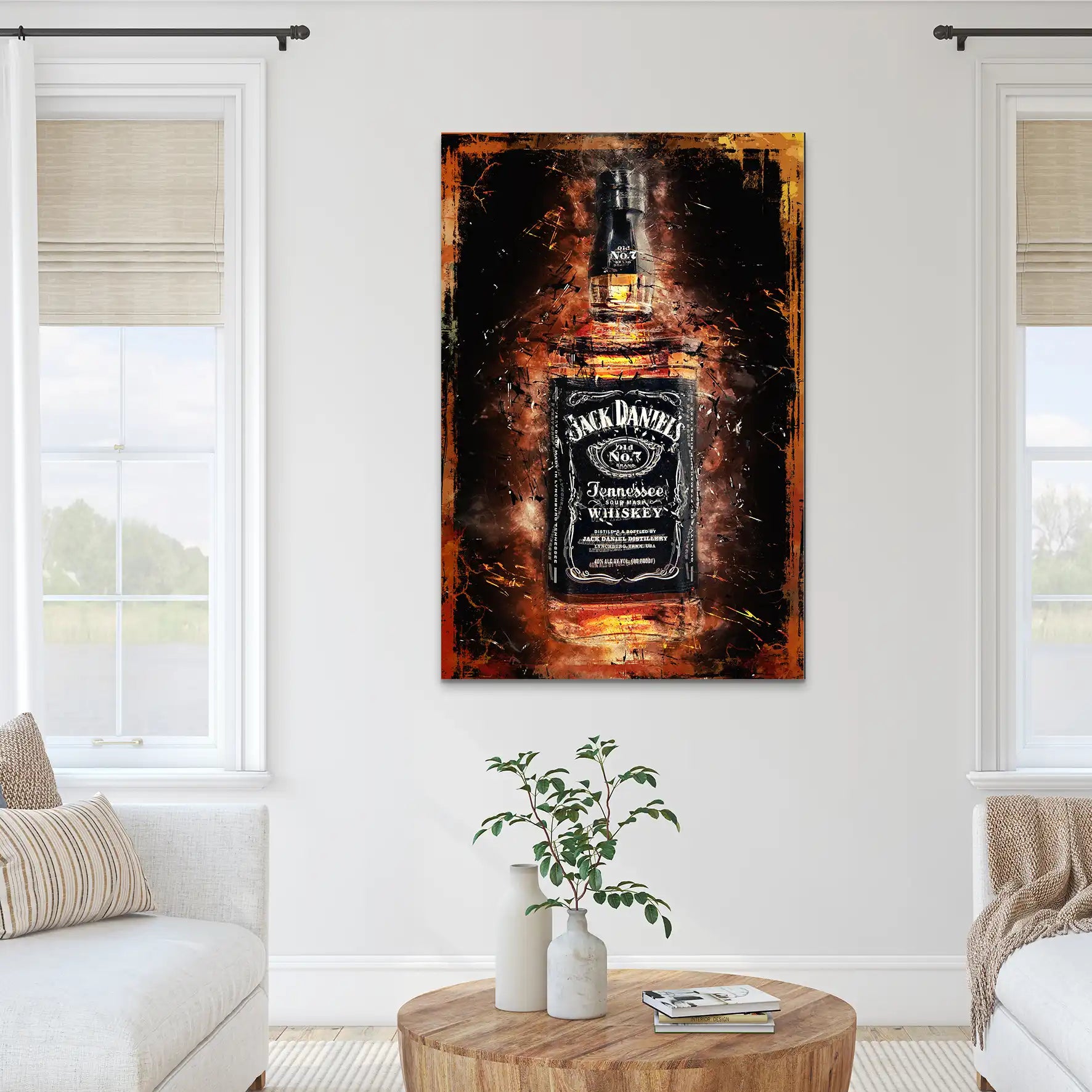 Jack Whisky AluDibond Bild INGALERIE