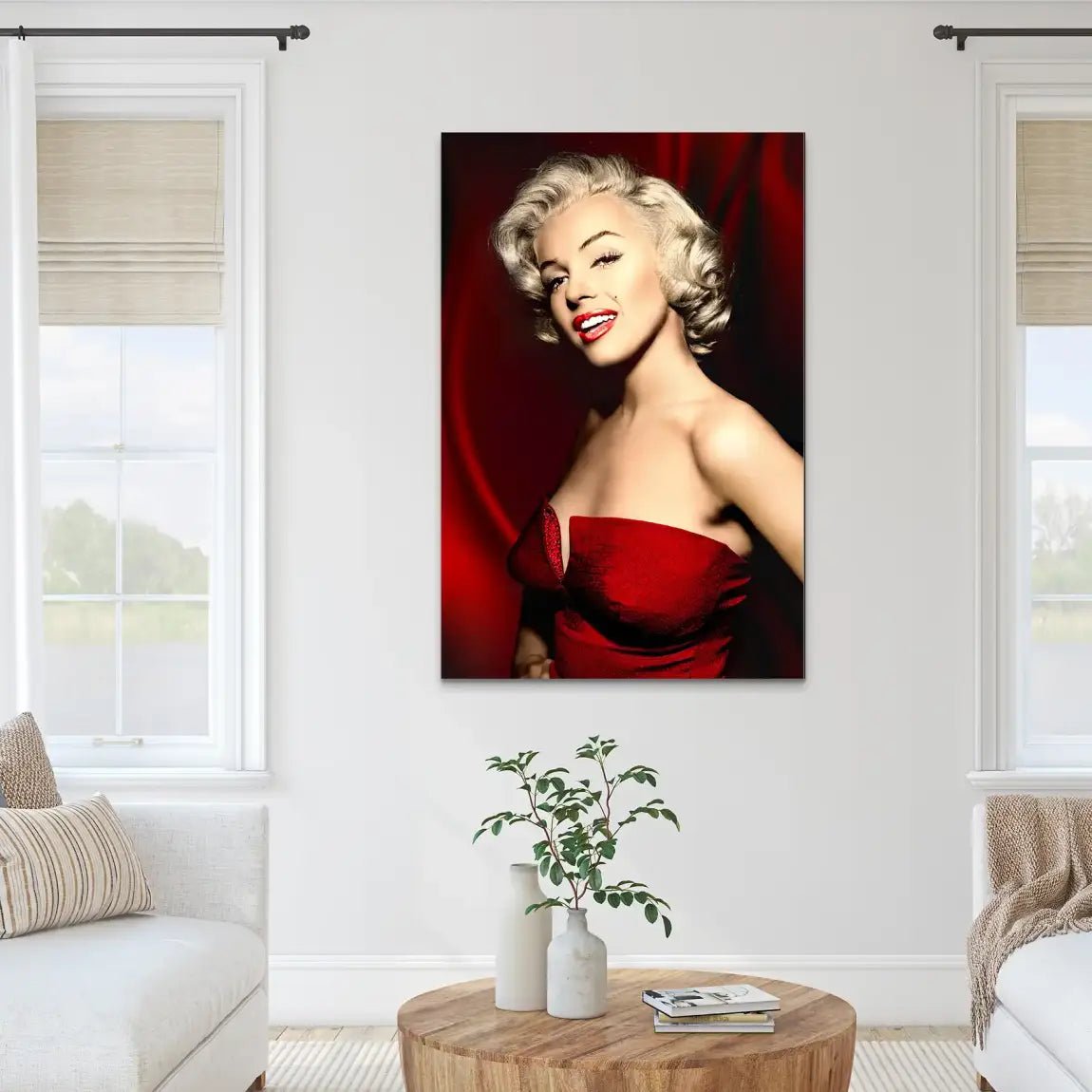 Marilyn Monroe Club Style AluDibond Bild INGALERIE