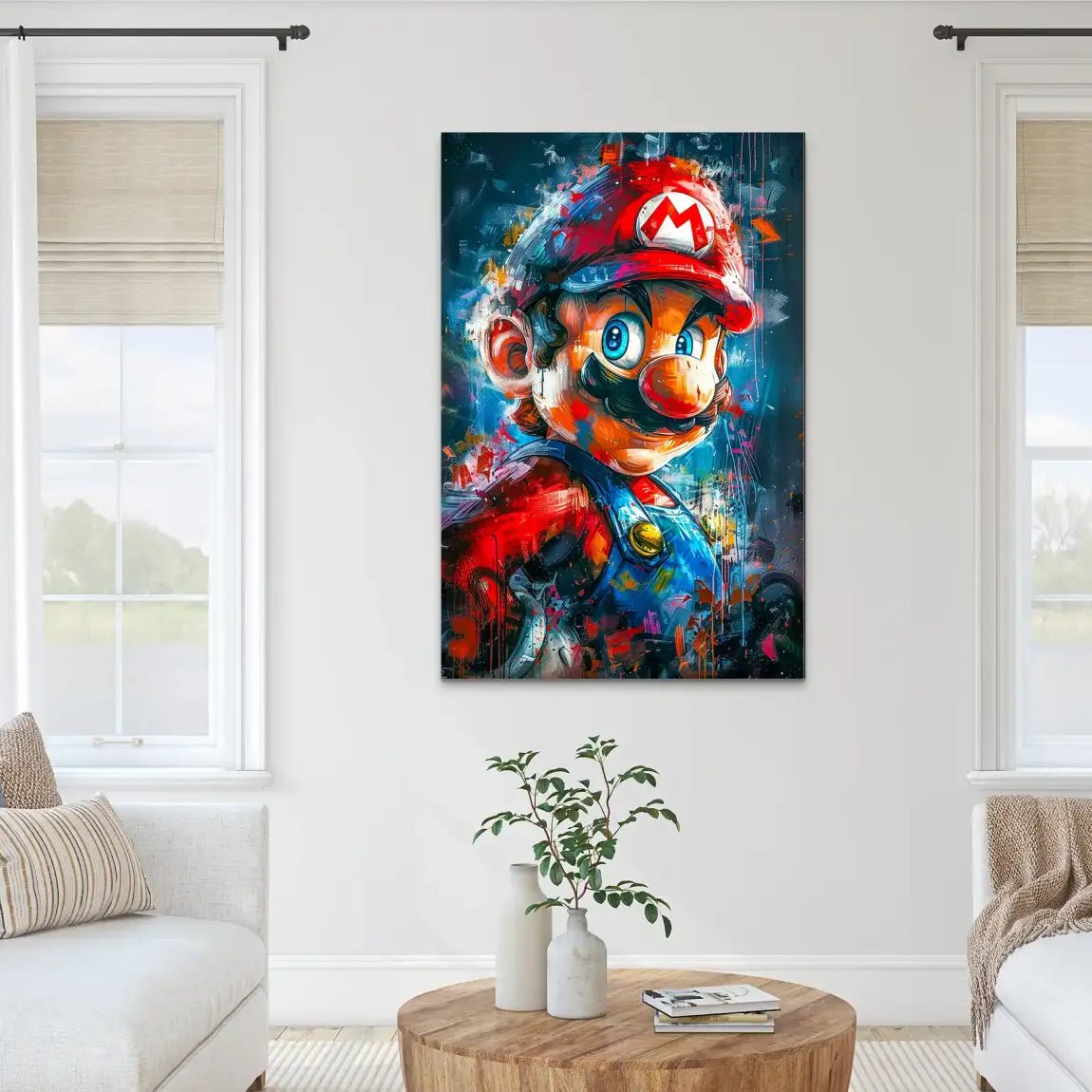 Abstrakt Mario AluDibond Bild INGALERIE