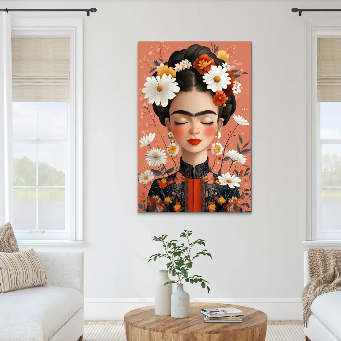 Frida Flower Nr.3 AluDibond Bild INGALERIE