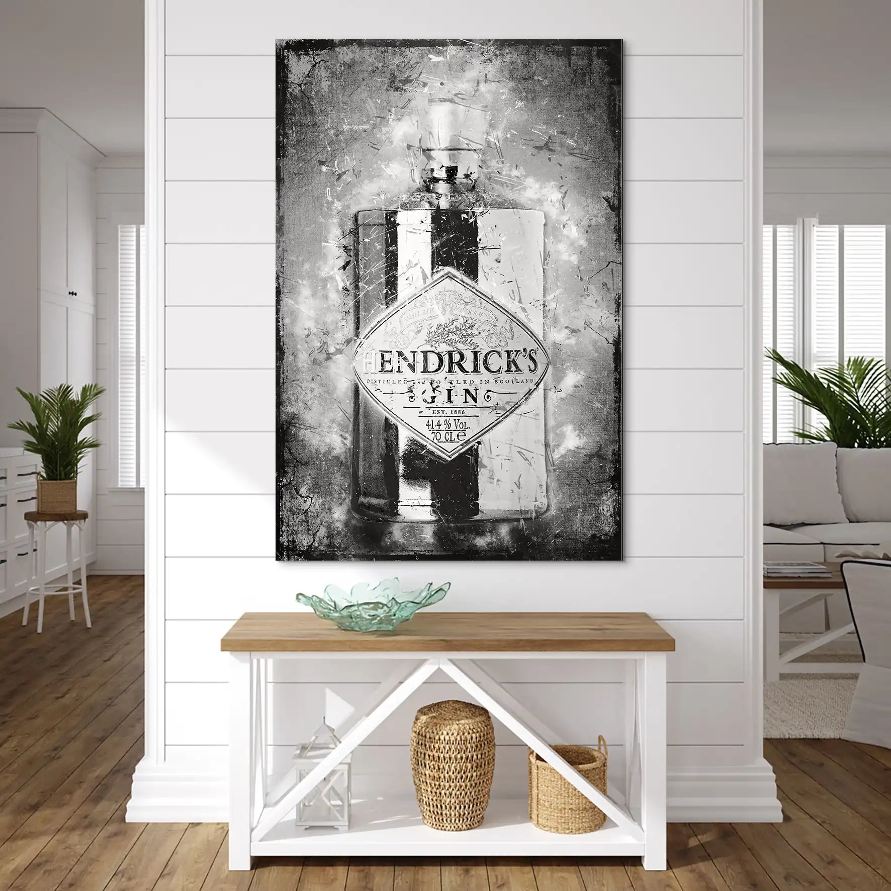 Gin Abstrakt AluDibond Bild INGALERIE