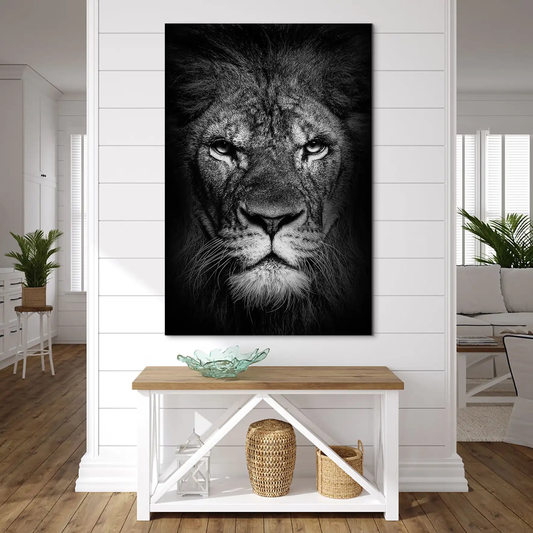 Lion Head AluDibond Bild INGALERIE