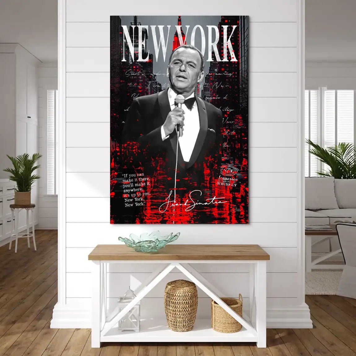 Sinatra New York AluDibond Bild INGALERIE