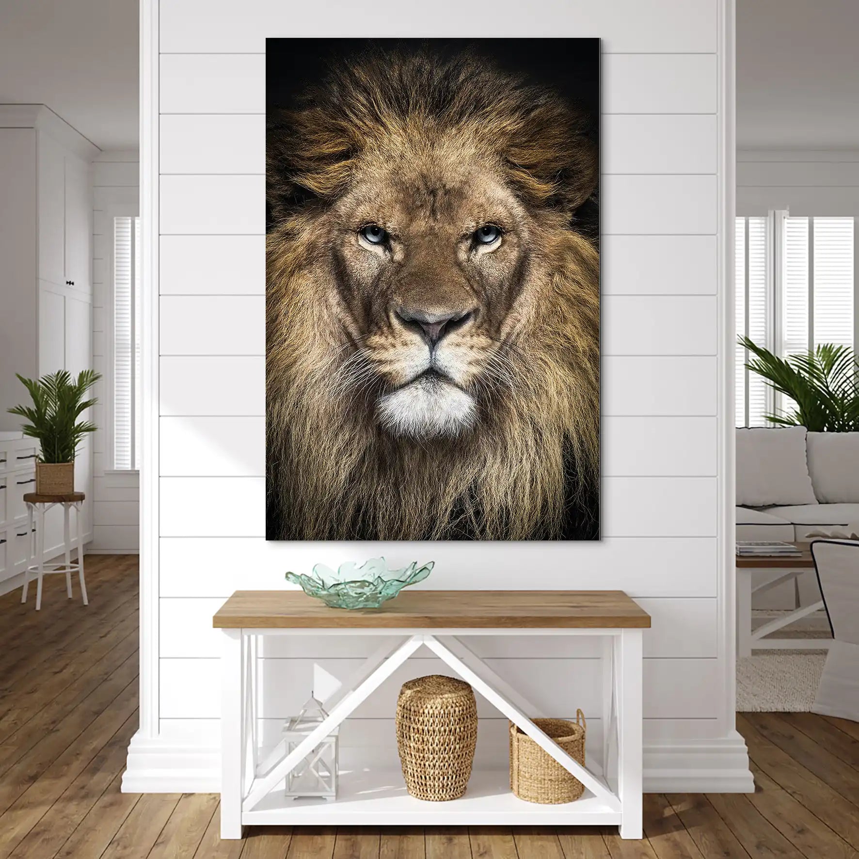 Lion Portrait AluDibond Bild INGALERIE