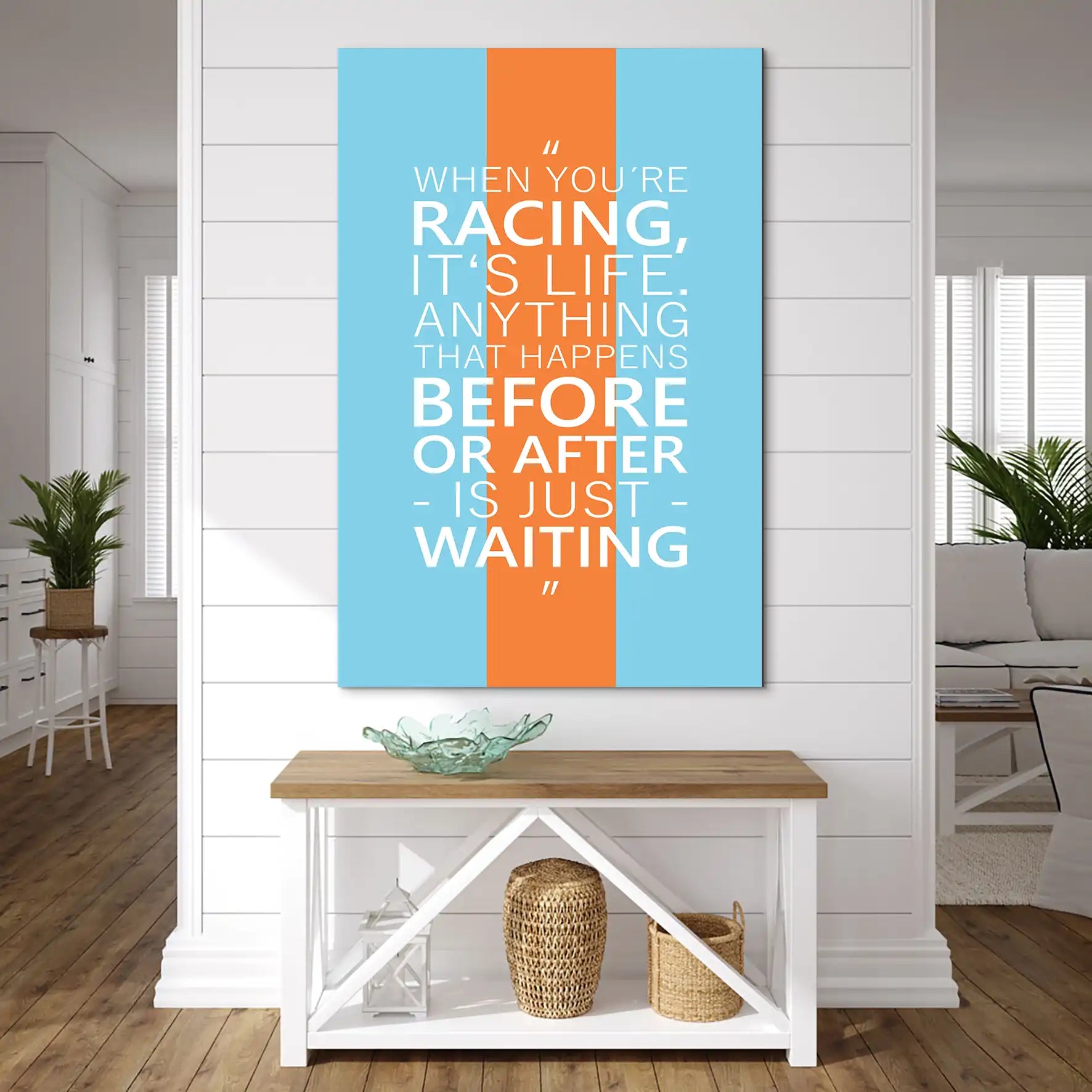 Racing Is Life AluDibond Bild INGALERIE