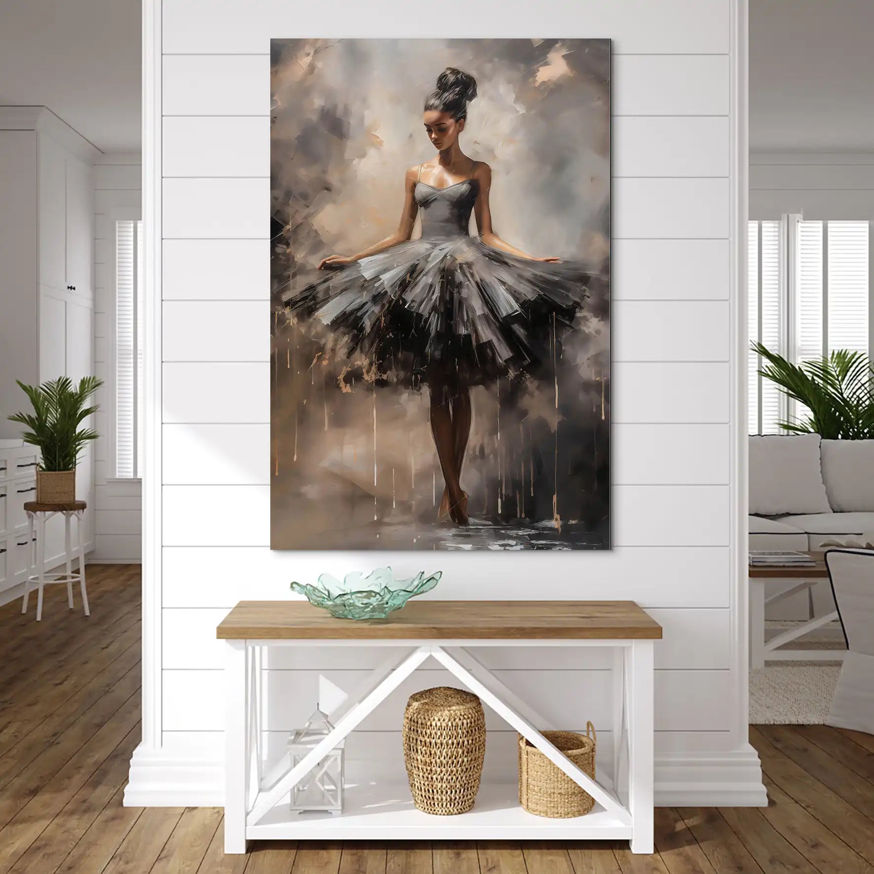 Ballerina Modern Style AluDibond Bild INGALERIE