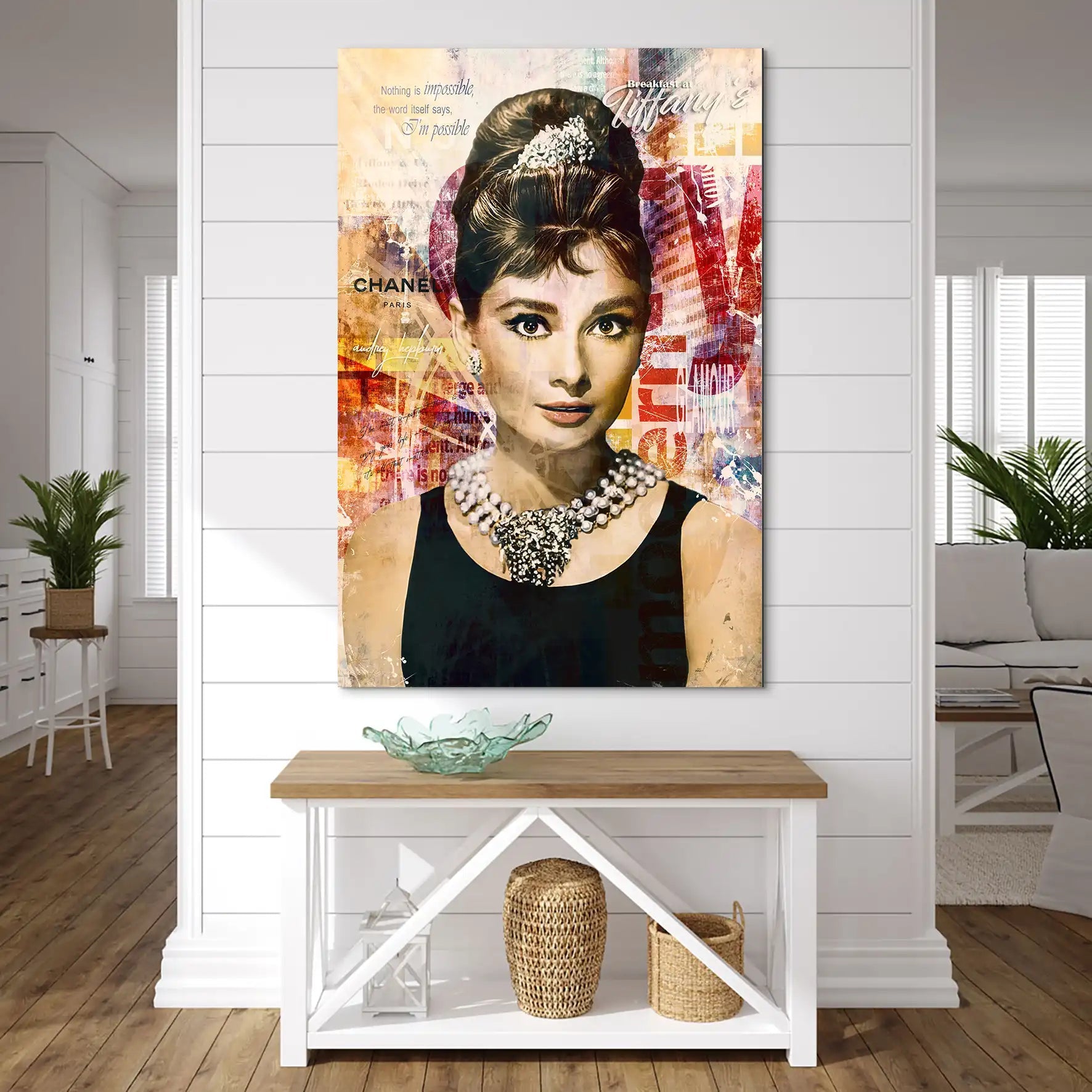 Audrey Glamour Art AluDibond Bild INGALERIE